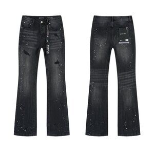 Men's Black Distressed Jeans